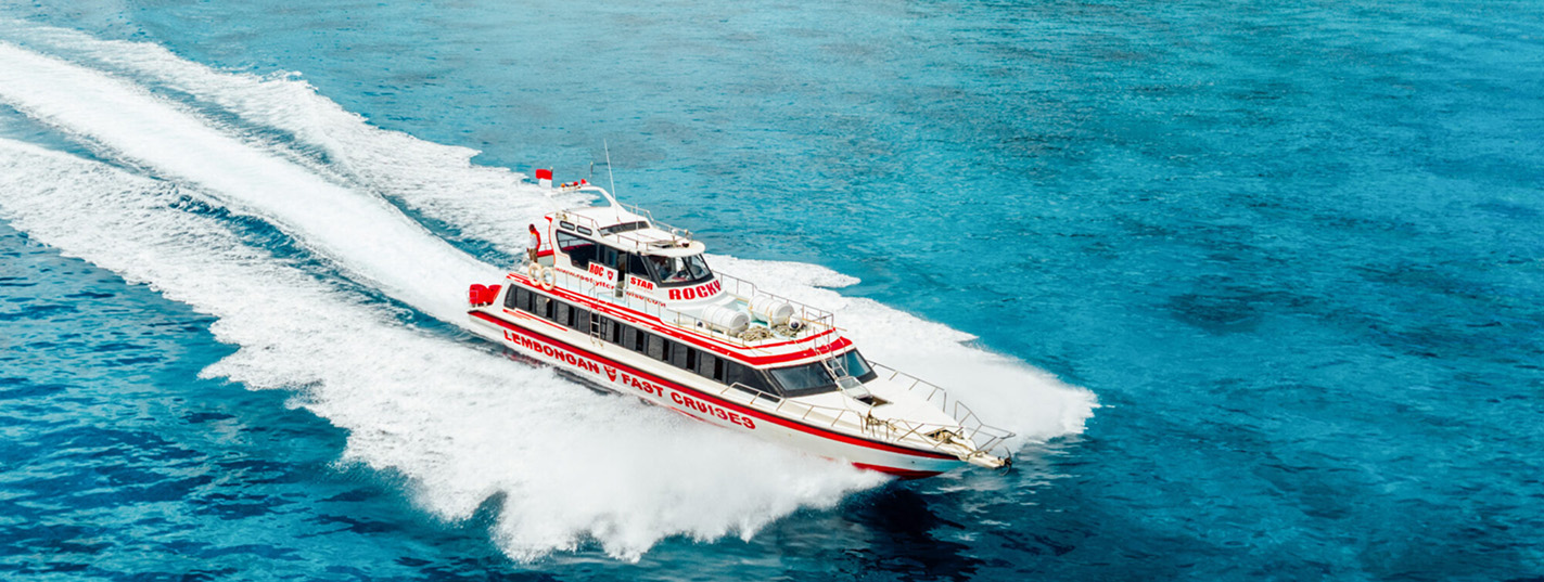 Kapal Rocky 03 fast boat untuk transportasi wisata Bali