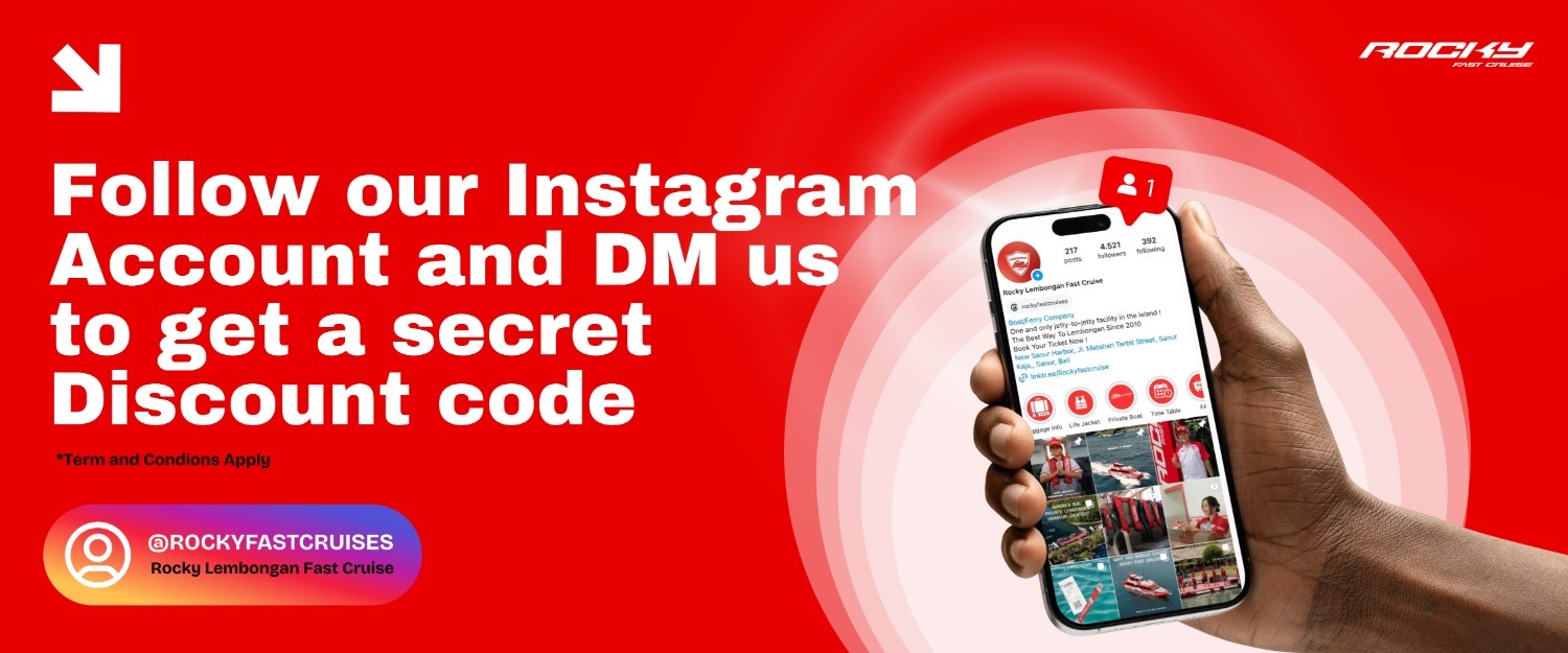 Follow Rocky Fast Cruise Instagram account to get exclusive discount code